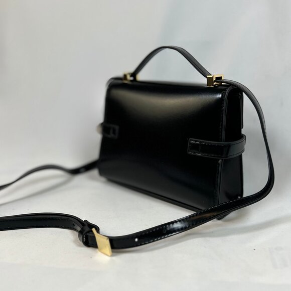 H&M Strap-Detail Crossbody Bag | Black - Picture 5 of 6